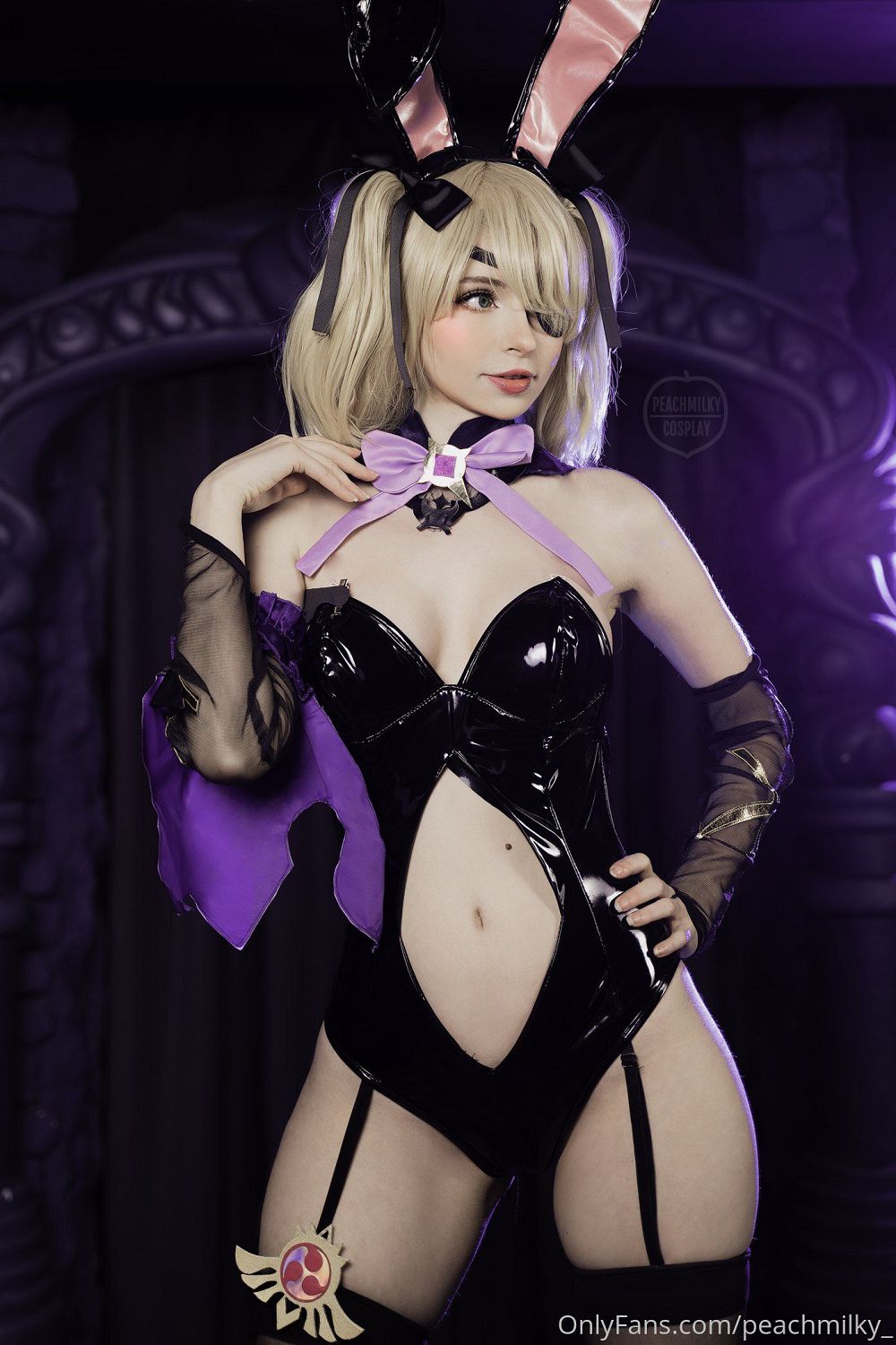 [Ůcosplay] Peach milky - Fischl Playboy Bunnyenshinmpact/24P